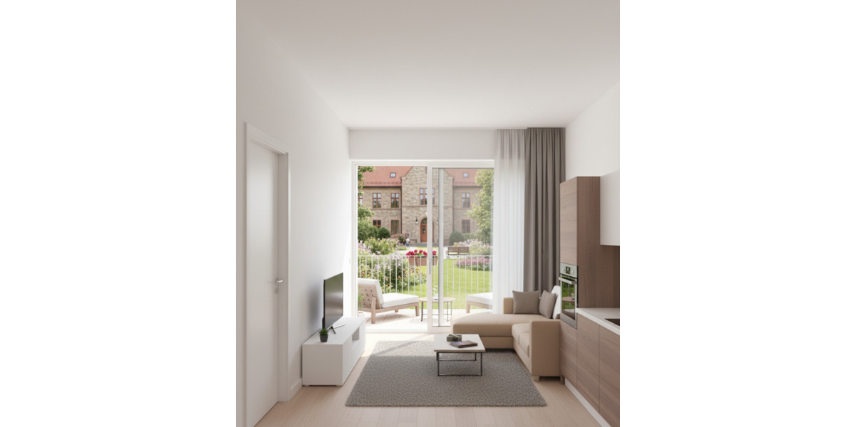 Etagenwohnung Hildesheim Himmelsthür - 2 Zimmer, 51 m&sup2;, 842&euro; | Angebot:25671374