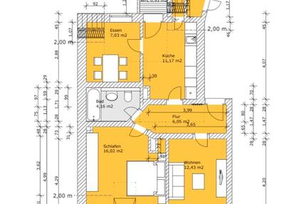 Wohnung Hannover Döhren-Wülfel - 2.5 Zimmer, 62 m&sup2;, 1.000&euro; | Angebot:26576078