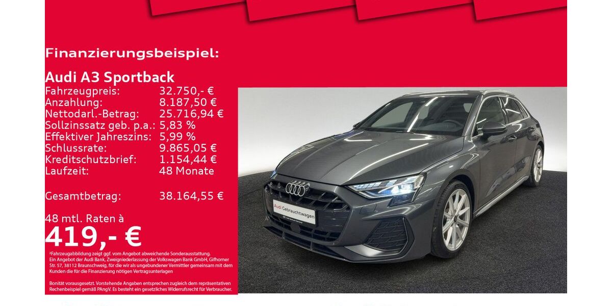 Audi A3 7.496 km 33.250 &euro; Hannover 30179
