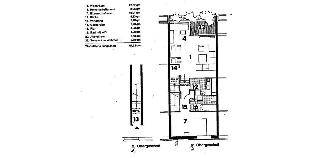 Etagenwohnung Hannover Ricklingen - 1 Zimmer, 65 m&sup2;, 700&euro; | Angebot:26002135