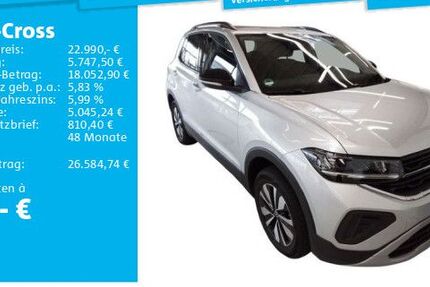 VW T-Cross 6.834 km 22.990 &euro; Hannover 30655
