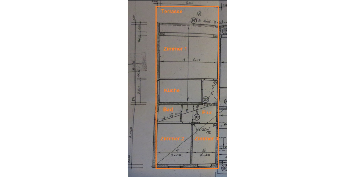 Terrassenwohnung Hannover Ricklingen - 3 Zimmer, 85 m&sup2;, 300.000&euro; | Angebot:25917408