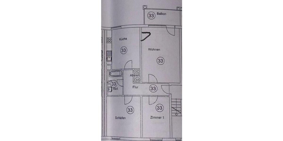 Etagenwohnung Ronnenberg - 3 Zimmer, 90 m&sup2;, 280.000&euro; | Angebot:27025526