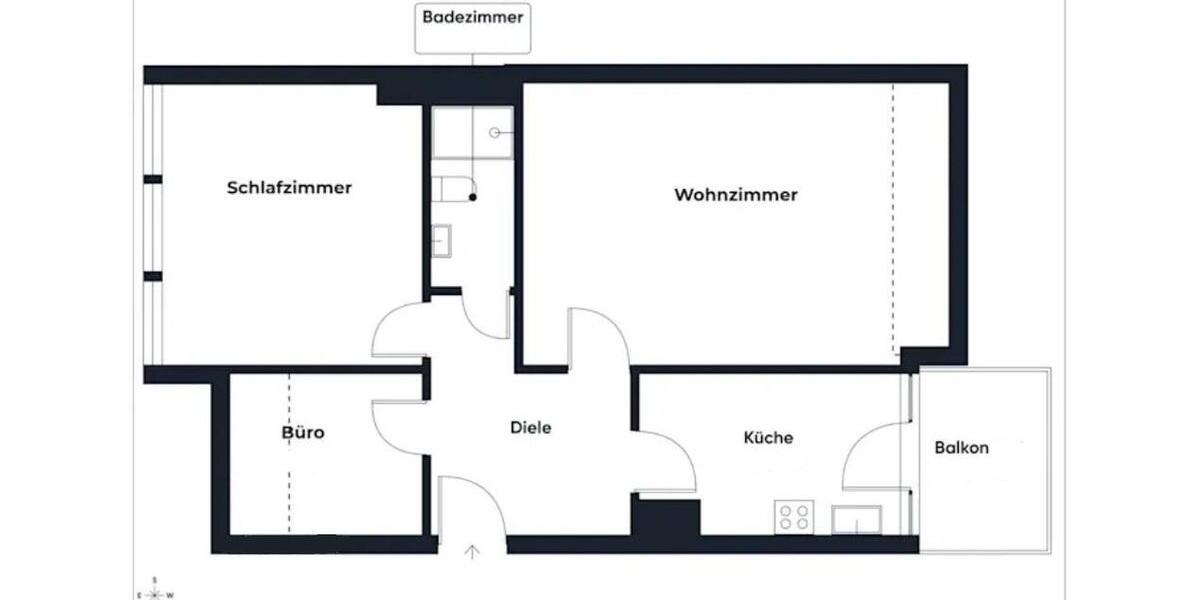 Etagenwohnung Springe - 3 Zimmer, 73 m&sup2;, 930&euro; | Angebot:26022665