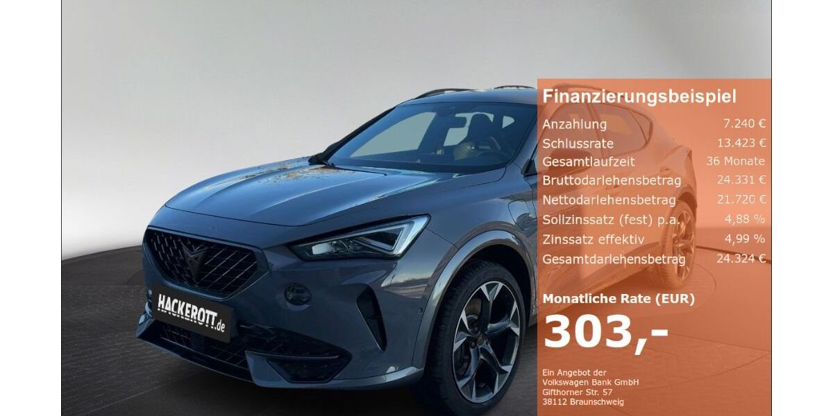 Cupra Formentor 23.830 km 28.960 &euro; Hannover 30165
