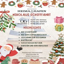 Nikolaus Schifffahrt 06.12.2026 Restaurant Heimathafen
