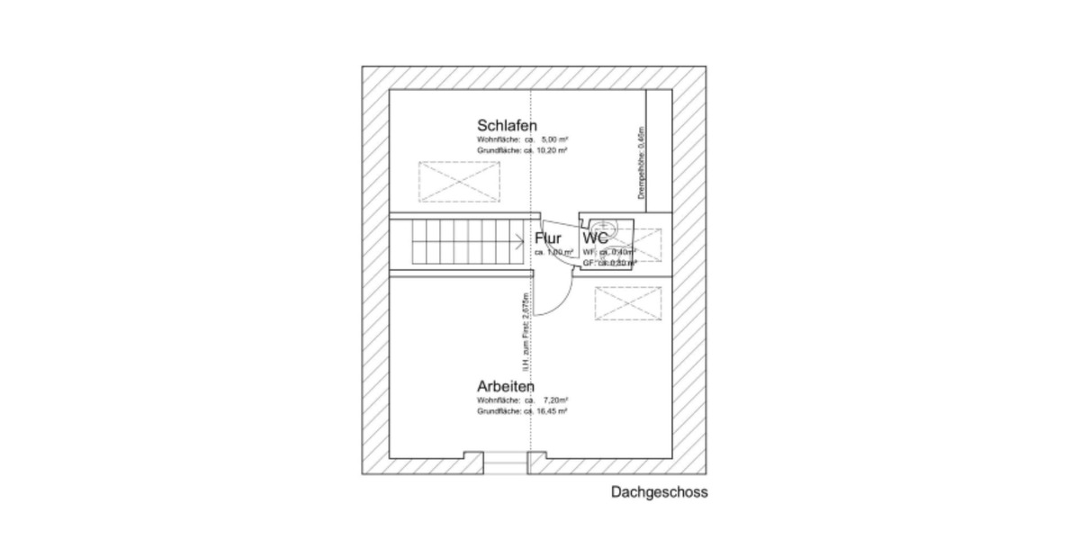 Etagenwohnung Hannover Linden-Limmer - 3 Zimmer, 48 m&sup2;, 585&euro; | Angebot:25784014