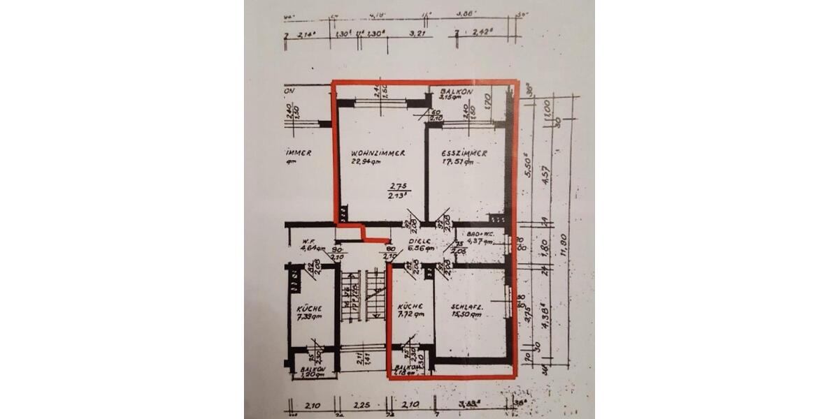 Etagenwohnung Hannover Döhren-Wülfel - 3 Zimmer, 80 m&sup2;, 325.000&euro; | Angebot:27113016