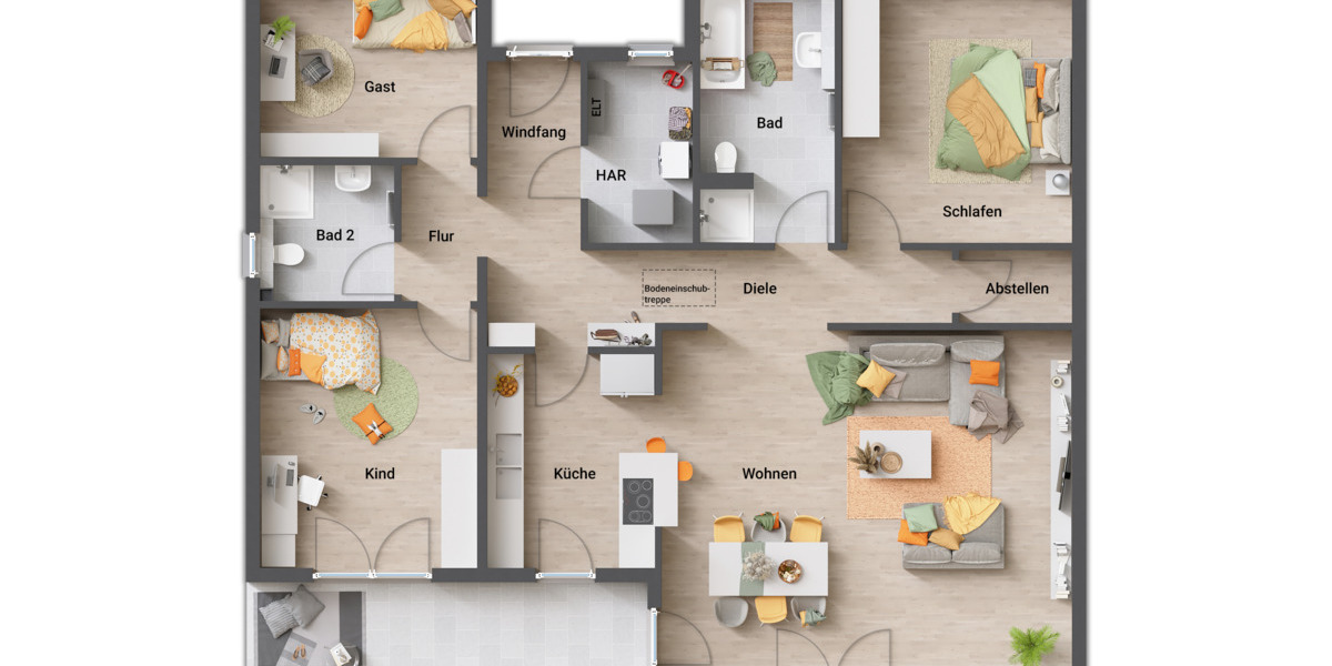 Einfamilienhaus Heinde Heinde - 4 Zimmer, 130 m&sup2;, 438.850&euro; | Angebot:25996217