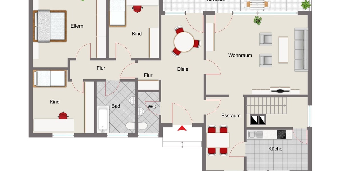 Großzügiger Bungalow in ruhiger Lage - Bungalow Algermissen Lühnde | Angebot:25379510