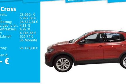 VW T-Cross 22.001 km 23.990 &euro; Lehrte 31275
