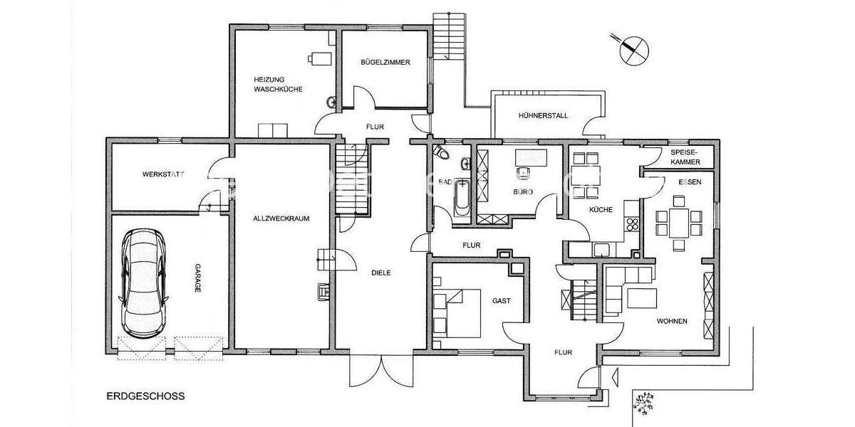 Einfamilienhaus Delligsen / Varrigsen Varrigsen - 7 Zimmer, 215 m&sup2;, 98.000&euro; | Angebot:25695289