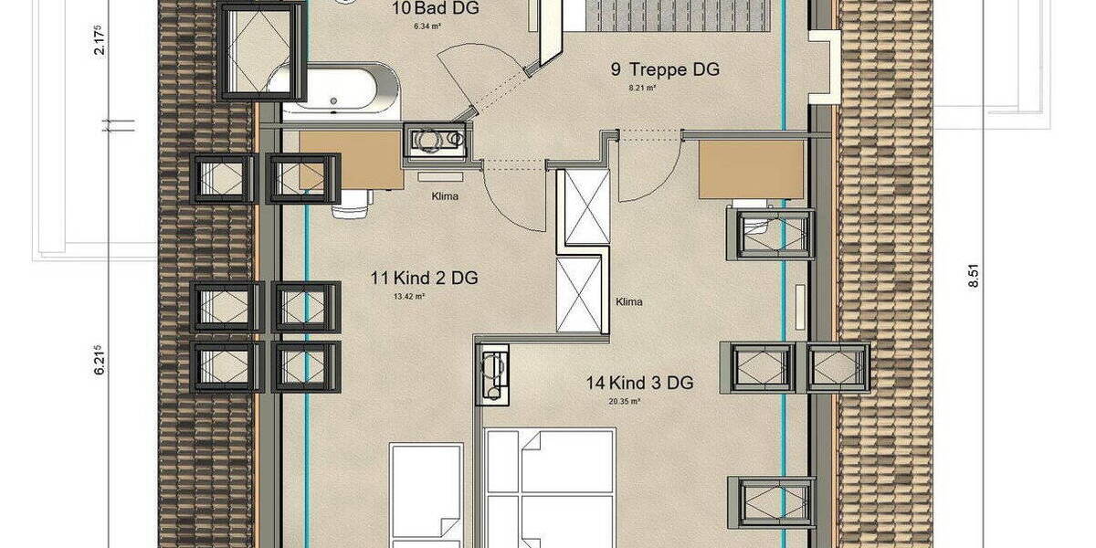 Reihenendhaus Hannover Heideviertel - 6 Zimmer, 210 m&sup2;, 858.000&euro; | Angebot:26053679