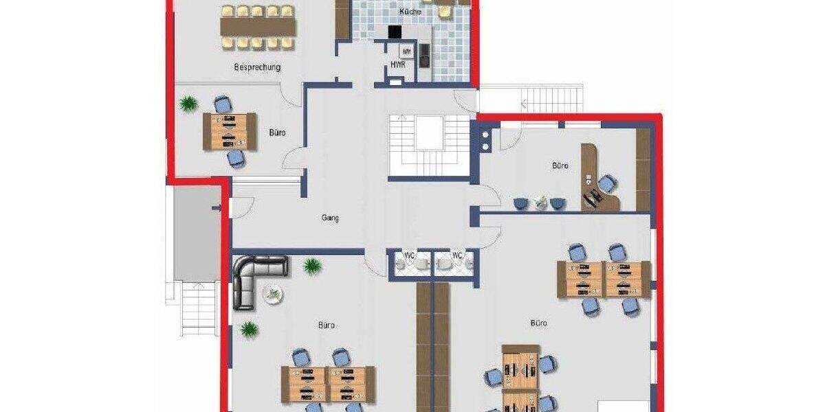 Gewerbeobjekt Laatzen Laatzen-Mitte - 5 Zimmer, 280 m&sup2;, 2.940&euro; | Angebot:26657195