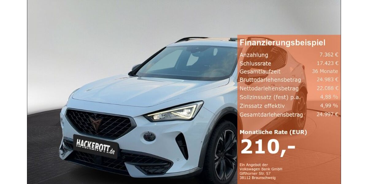 Cupra Formentor 42.927 km 29.450 &euro; Hannover 30165