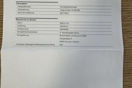 VW Caddy 183.570 km 10.990 &euro; Hannover 30419