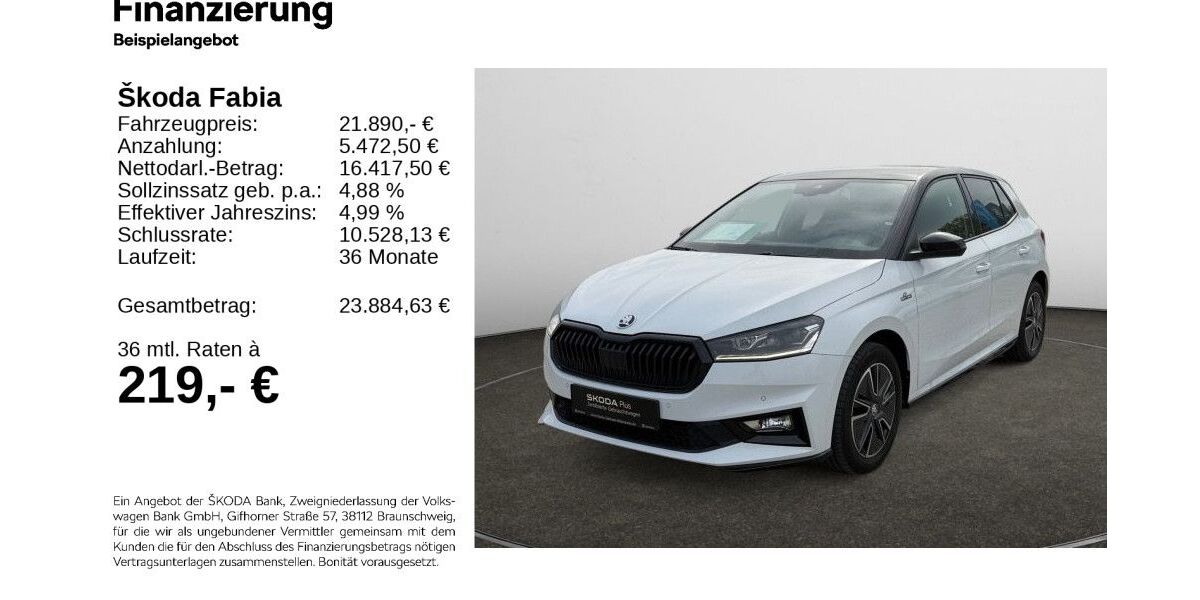 Skoda Fabia 45.267 km 21.590 &euro; Hildesheim 31137