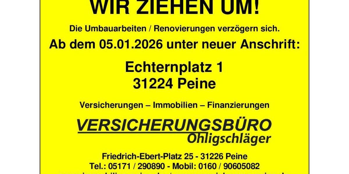 Gewerbeobjekt Peine - 1.720&euro; | Angebot:23402307