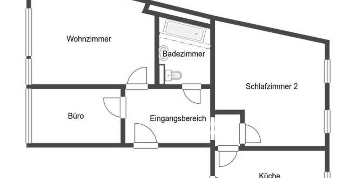 Etagenwohnung Hildesheim Süd - 3 Zimmer, 58 m&sup2;, 135.000&euro; | Angebot:25773830