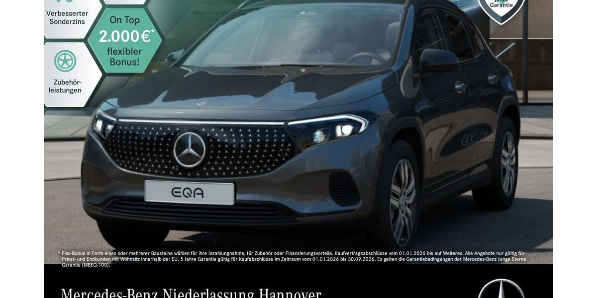 Mercedes-Benz EQA 12.665 km 40.990 &euro; Hannover/Langenhagen 30855