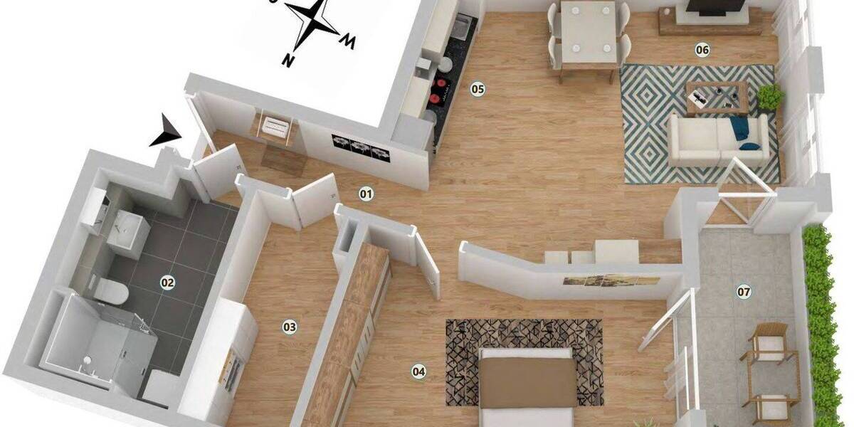 Etagenwohnung Hannover Bemerode - 2 Zimmer, 75 m&sup2;, 1.120&euro; | Angebot:26061636