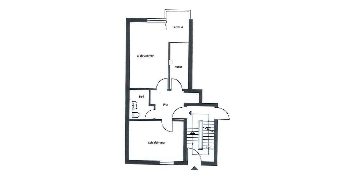 Etagenwohnung Springe Eldagsen - 2 Zimmer, 51 m&sup2;, 350&euro; | Angebot:26026935