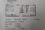 Etagenwohnung Lehrte - 2 Zimmer, 50 m&sup2;, 125.000&euro; | Angebot:26983093