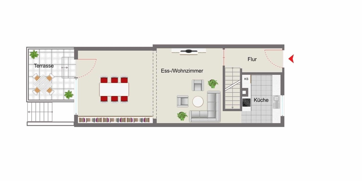 Modernisiertes RMH mit Garten - Reihenmittelhaus Harsum | Angebot:27056364