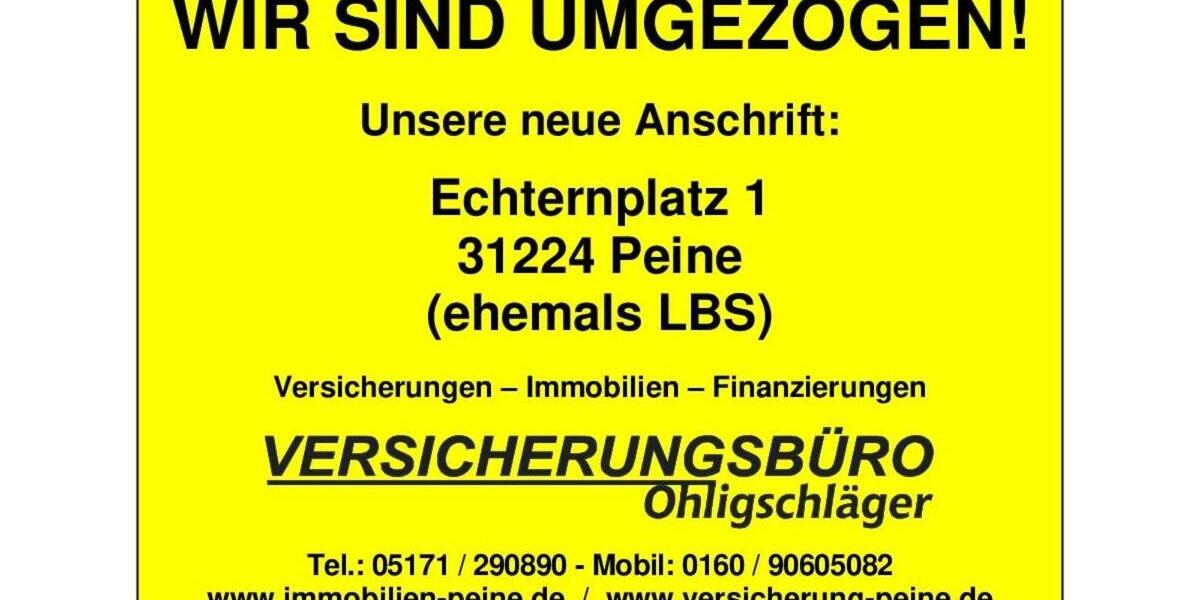 Etagenwohnung Peine - 3 Zimmer, 93 m&sup2;, 977&euro; | Angebot:23871052