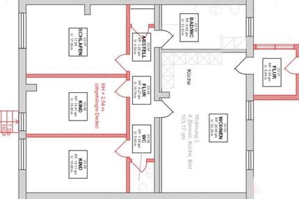 Wohnung Hannover Linden-Limmer - 4 Zimmer, 108 m&sup2;, 1.080&euro; | Angebot:25648253