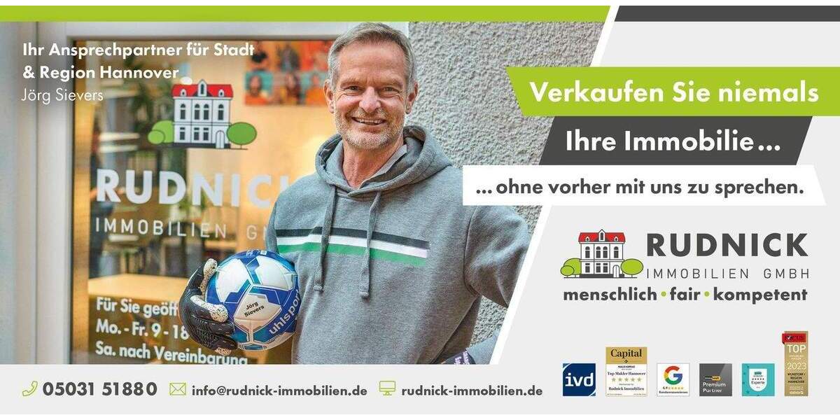 Etagenwohnung Hannover Südstadt - 2 Zimmer, 70 m&sup2;, 235.000&euro; | Angebot:25705869