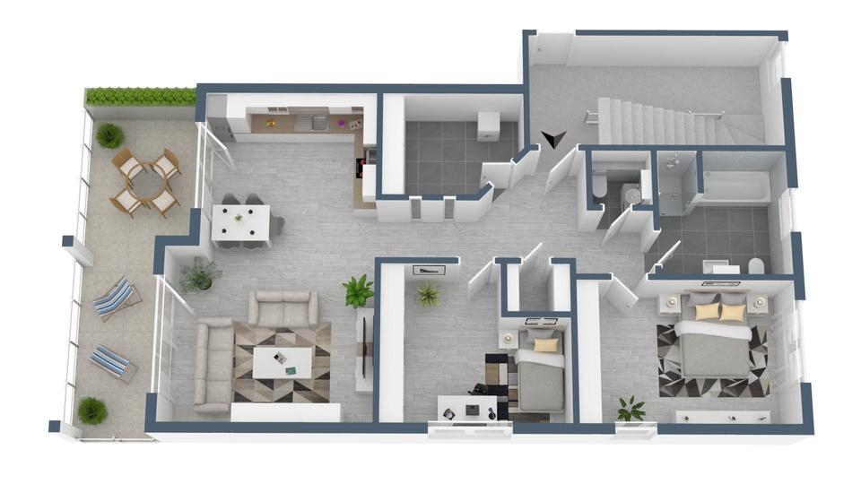 Etagenwohnung Hildesheim Himmelsthür - 3 Zimmer, 96 m&sup2;, 1.080&euro; | Angebot:25378878