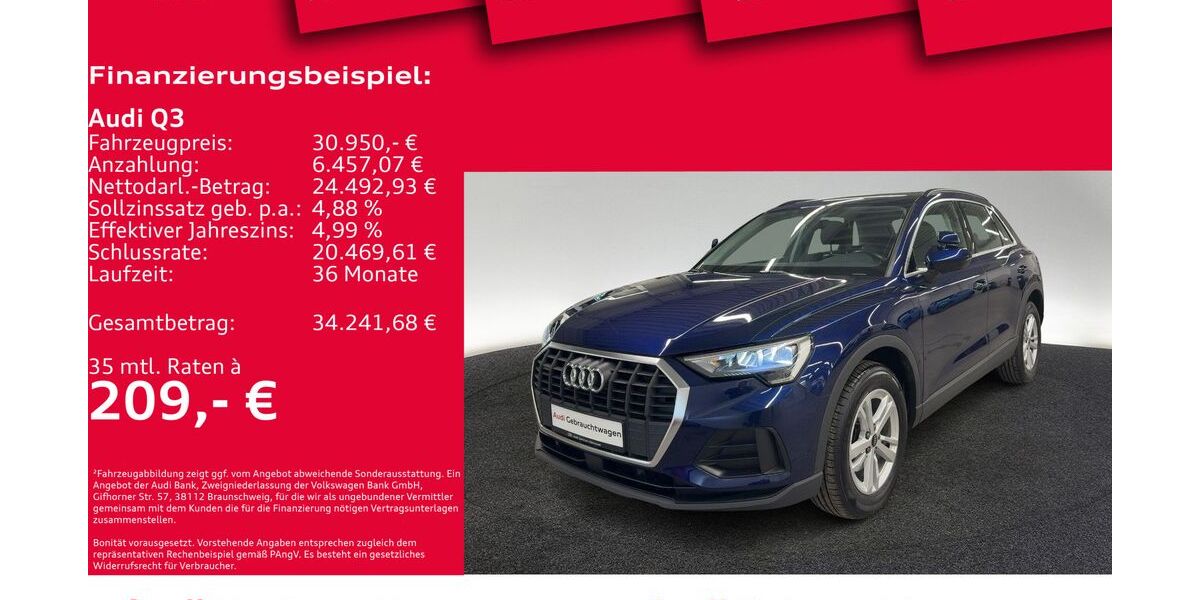 Audi Q3 59.914 km 30.250 &euro; Hannover 30179