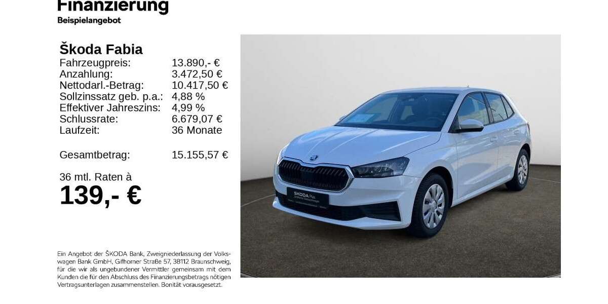Skoda Fabia 16.139 km 13.590 &euro; Hildesheim 31137