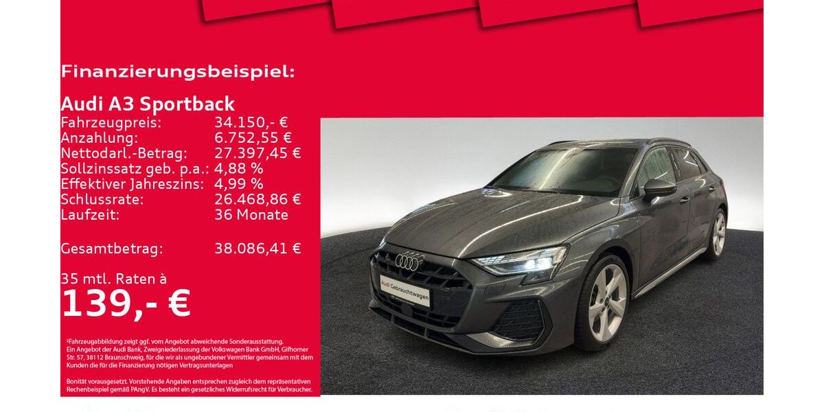 Audi A3 12.953 km 33.550 &euro; Hannover 30179