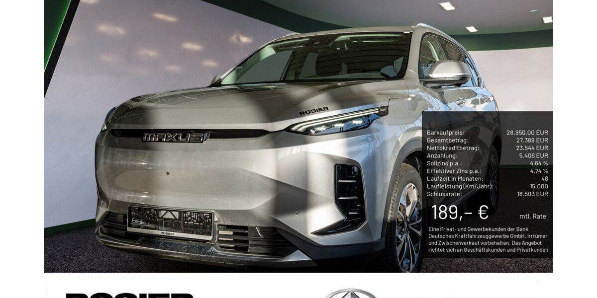 Maxus Euniq 6 3.000 km 28.950 &euro; Peine 31228