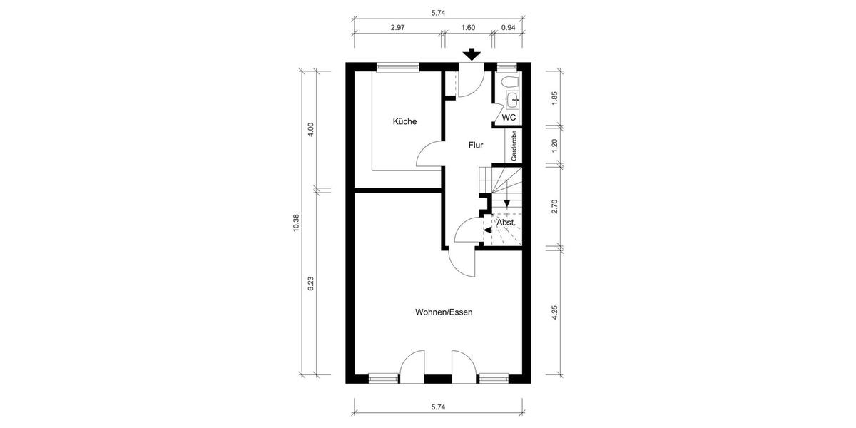 Reihenhaus Peine - 6 Zimmer, 154 m&sup2;, 1.220&euro; | Angebot:25805470