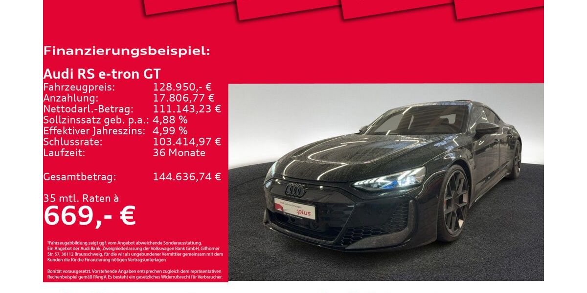Audi RS e-tron GT 7.162 km 125.950 &euro; Hannover 30179