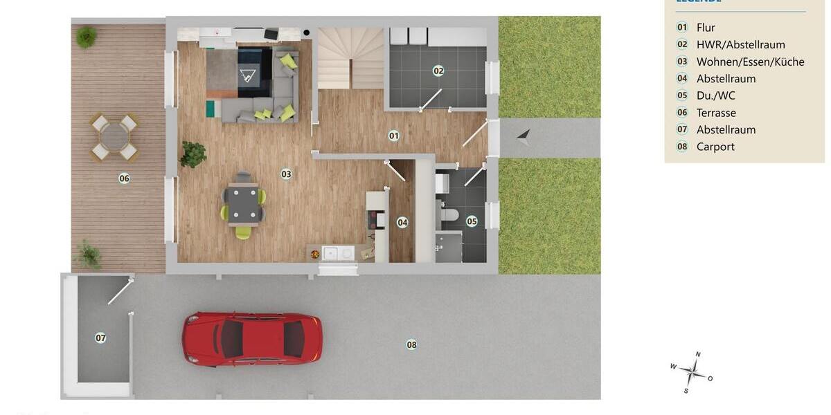 Moderne Doppelhaushälfte - Doppelhaushälfte Hildesheim Sorsum | Angebot:25439763