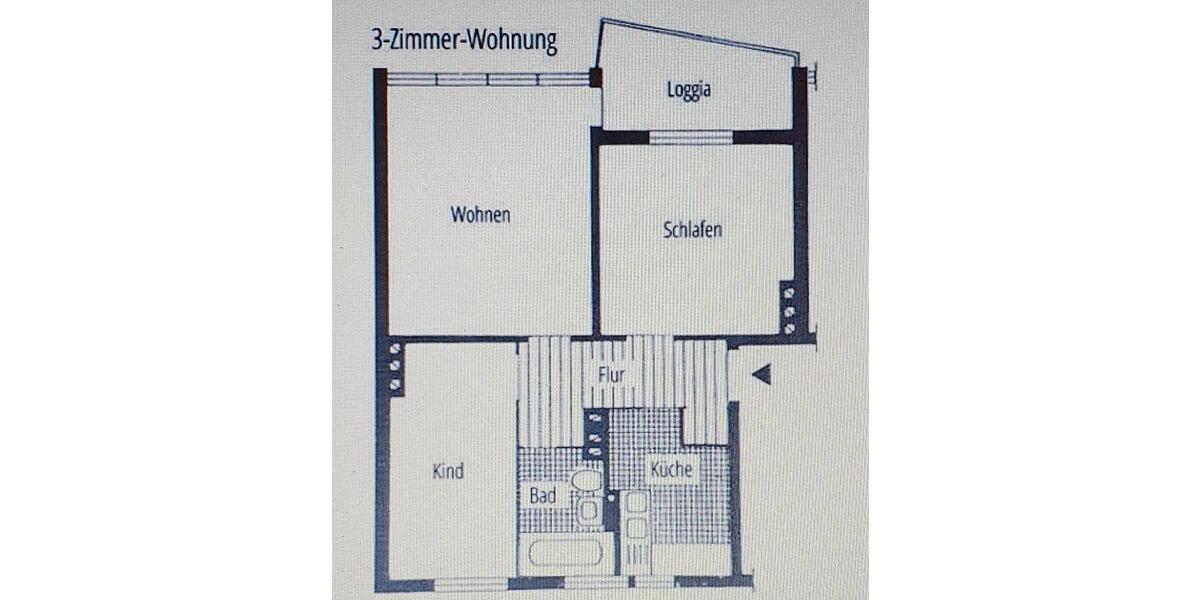 Etagenwohnung Hannover Misburg-Anderten - 3 Zimmer, 60 m&sup2;, 139.000&euro; | Angebot:25400612