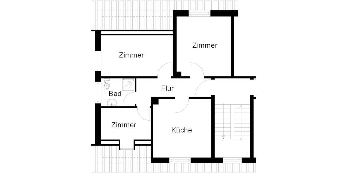 Gemütliche Wohnung zu vermieten! - Dachgeschoßwohnung Alfeld Hörsum | Angebot:26994206