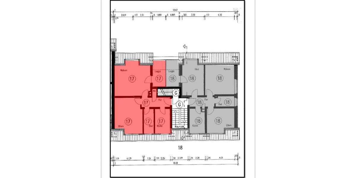 Dachgeschoßwohnung Hannover Döhren-Wülfel - 2 Zimmer, 69 m&sup2;, 220.000&euro; | Angebot:26819817