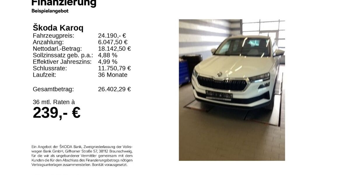 Skoda Karoq 137.306 km 23.890 &euro; Hildesheim 31137