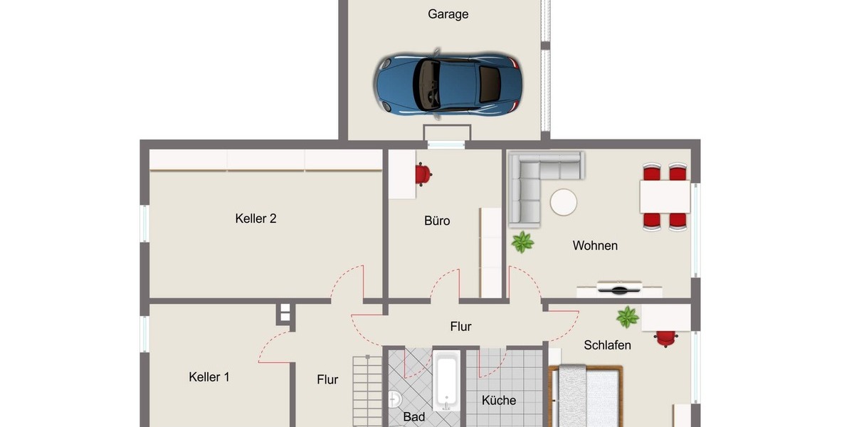 Wohnen auf einer Ebene mit Einliegerwhg. - Bungalow Hildesheim Neuhof | Angebot:25807262