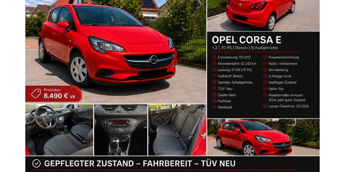 Opel Corsa 62.300 km 6.850 &euro; Elze 31008