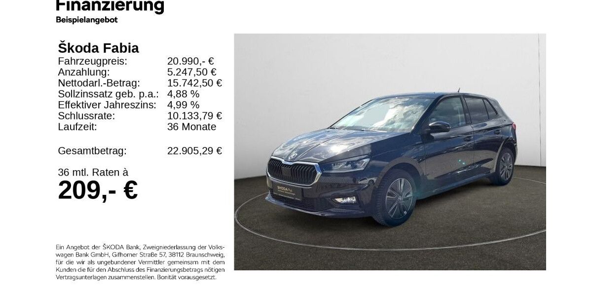 Skoda Fabia 7.506 km 20.690 &euro; Hildesheim 31137