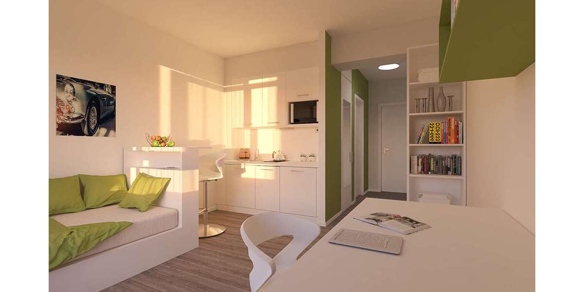 Etagenwohnung Hildesheim - 1 Zimmer, 23 m&sup2;, 600&euro; | Angebot:24982928