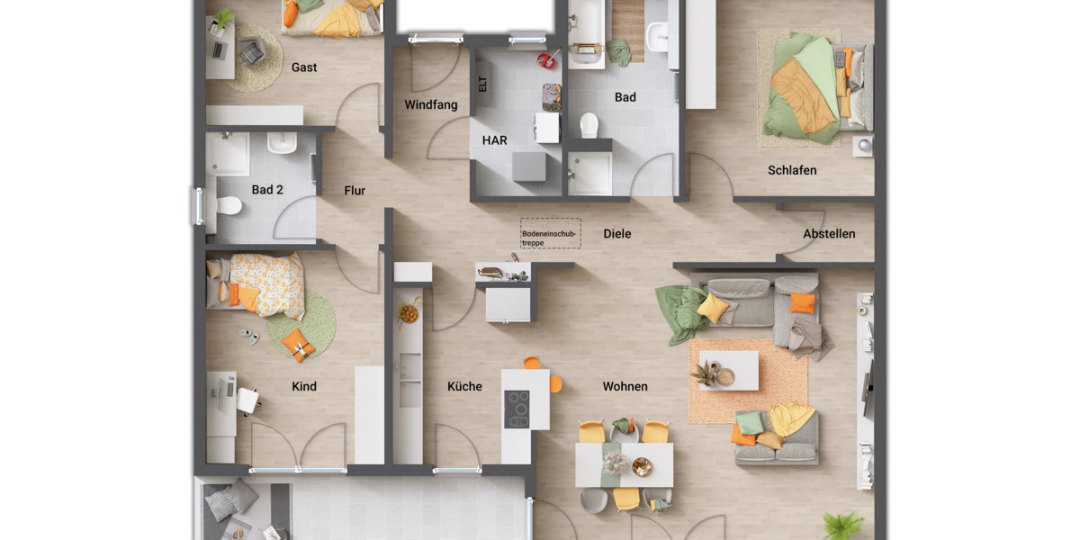 Bungalow Wennigsen (Deister) Bredenbeck - 5 Zimmer, 127 m&sup2;, 289.650&euro; | Angebot:26029898