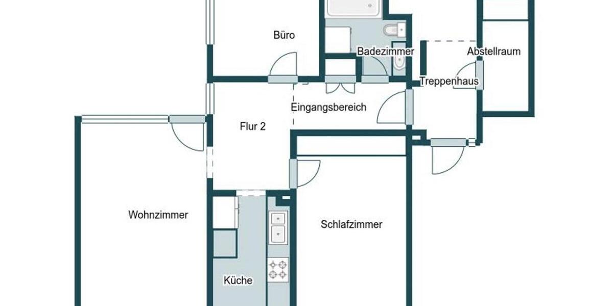 Etagenwohnung Laatzen - 3 Zimmer, 73 m&sup2;, 686&euro; | Angebot:26671609