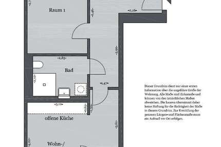 Wohnung Hannover Bemerode - 2 Zimmer, 55 m&sup2;, 600&euro; | Angebot:26998001